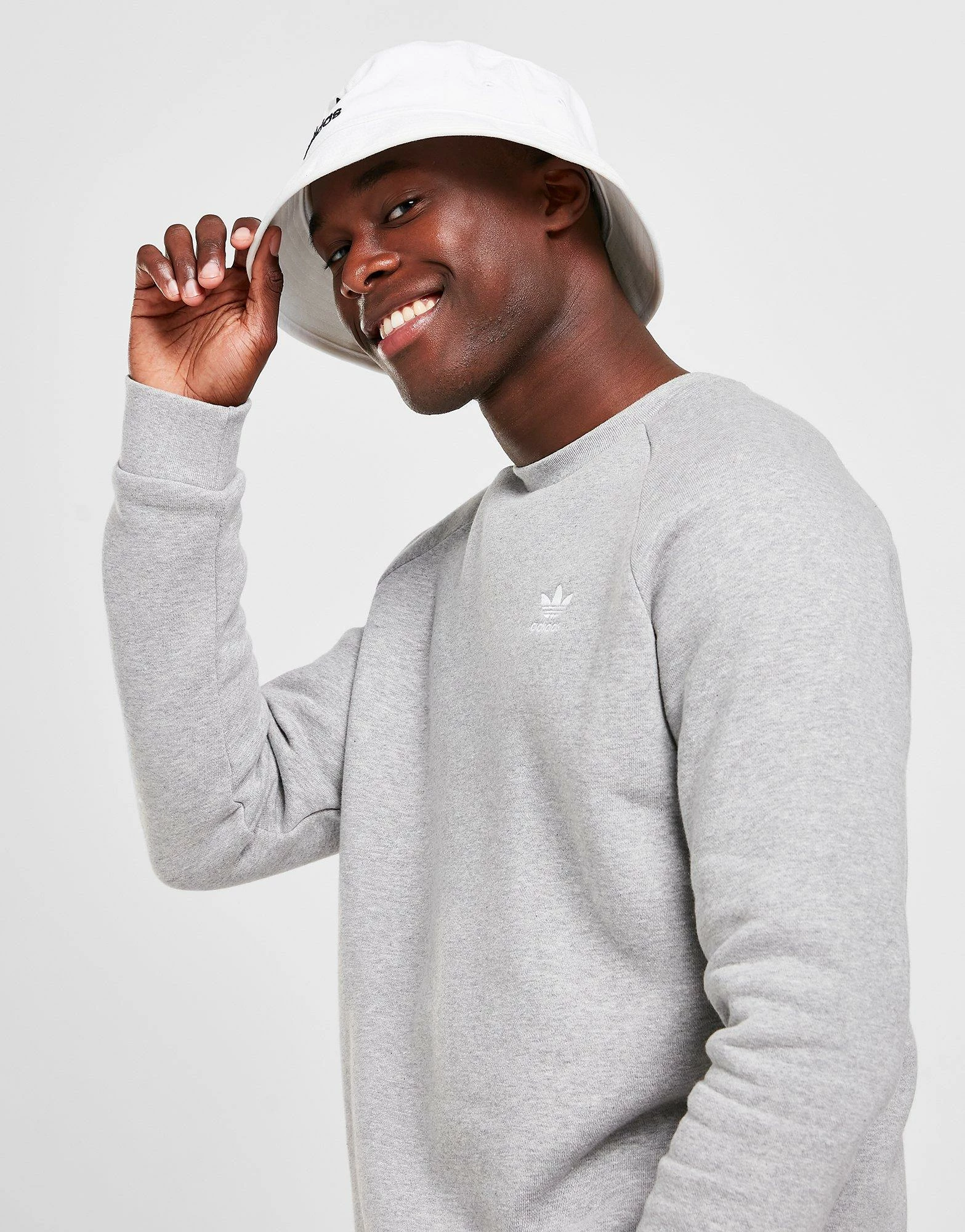 Adidas Originals Core Trefoil Sweatshirt Herre Grå 7 Adidas Originals Core Trefoil Sweatshirt Herre Grå - Billede 5