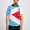 Score Draw England '90 Mash Up Retro Shirt Blå