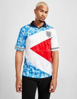 Score Draw England '90 Mash Up Retro Shirt Blå