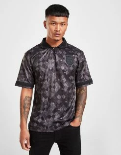 Score Draw England '90 Black-Out Retro Jersey Sort