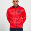 Score Draw England '90 Away Retro Track Top Rød