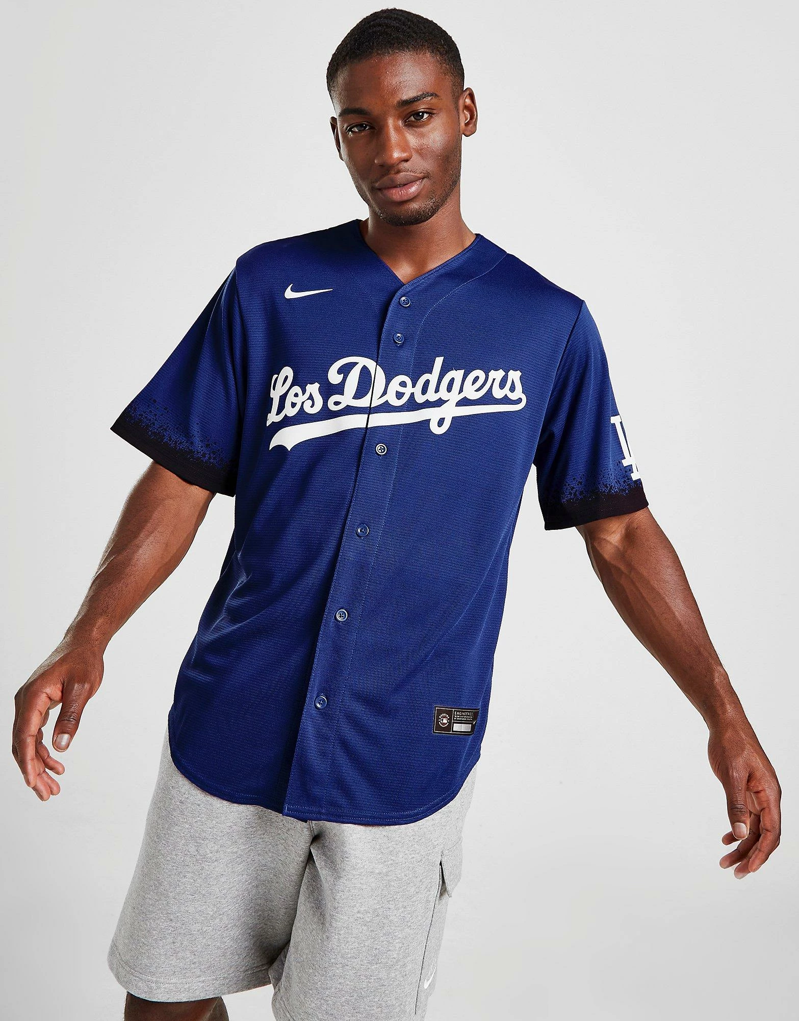 Nike MLB Los Angeles Dodgers City Connect Jersey Blå 7 Nike MLB Los Angeles Dodgers City Connect Jersey Blå - Billede 5