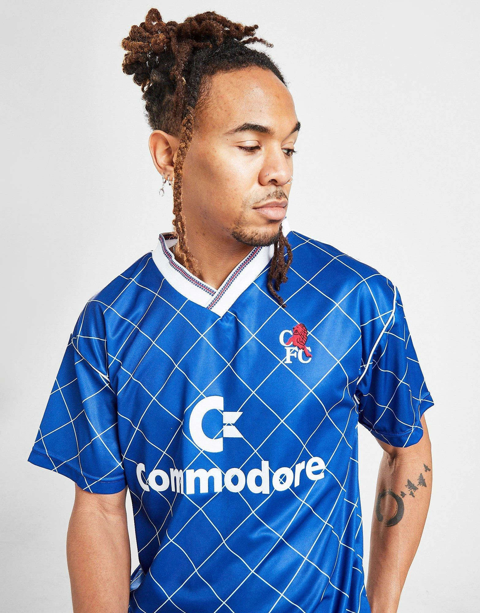 Score Draw Chelsea FC '88 Hjemmebane Retro Trøje Herre Blå 5 Score Draw Chelsea FC '88 Hjemmebane Retro Trøje Herre Blå - Billede 3