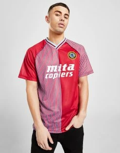 Score Draw Aston Villa FC '88 Retro Hjemmebanetrøje Herre Rød