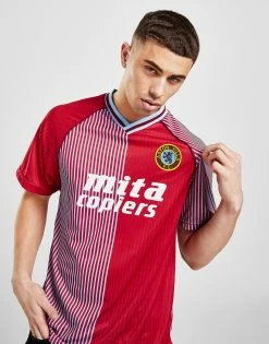 Score Draw Aston Villa FC '88 Retro Hjemmebanetrøje Herre Rød -Herretoj Salg jd 465669 c