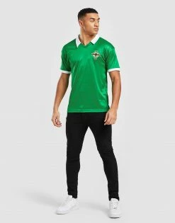 Score Draw Northern Ireland '82 Retro Home Shirt Grøn -Herretoj Salg jd 465739 c