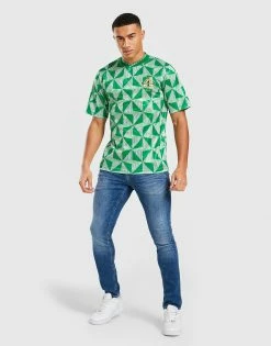 Score Draw Northern Ireland '90 Retro Home Shirt Grøn -Herretoj Salg jd 465745 c