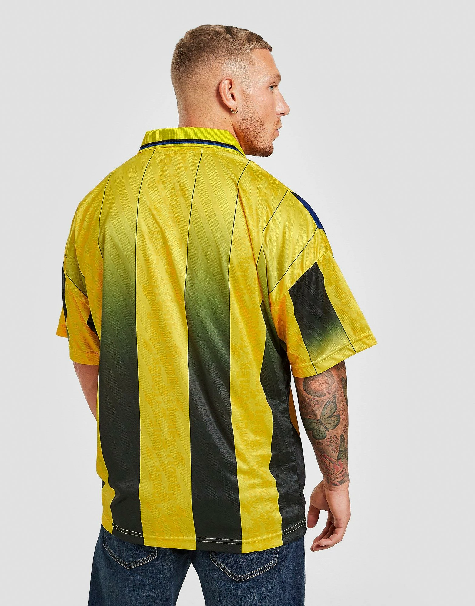 Score Draw Everton FC '96 Retro Away Shirt Gul 4 Score Draw Everton FC '96 Retro Away Shirt Gul - Billede 2