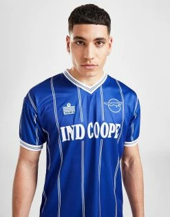 Score Draw Leicester City FC '84 Home Retro Shirt Blå -Herretoj Salg jd 465881 c