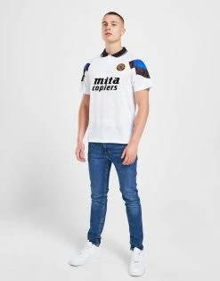 Score Draw Aston Villa FC '90 Retro Away Shirt Hvid -Herretoj Salg jd 465991 c
