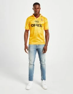 Score Draw AC Milan 96 Third Retro T-Shirt Score Draw Herre Gul -Herretoj Salg jd 466070 d