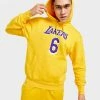 Nike NBA Los Angeles Lakers Pullover James #6 Hoodie Gul