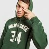 Nike NBA Milwaukee Bucks Giannis #34 Hoodie Grøn -Herretoj Salg jd 468901 a