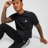 Adidas Badge Of Sport 3-Stripes T-Shirt Herre Sort -Herretoj Salg jd 471727 a