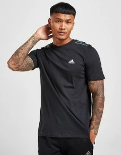 Adidas Badge Of Sport 3-Stripes T-Shirt Herre Sort 10 Adidas Badge Of Sport 3-Stripes T-Shirt Herre Sort -Herretoj Salg jd 471727 d