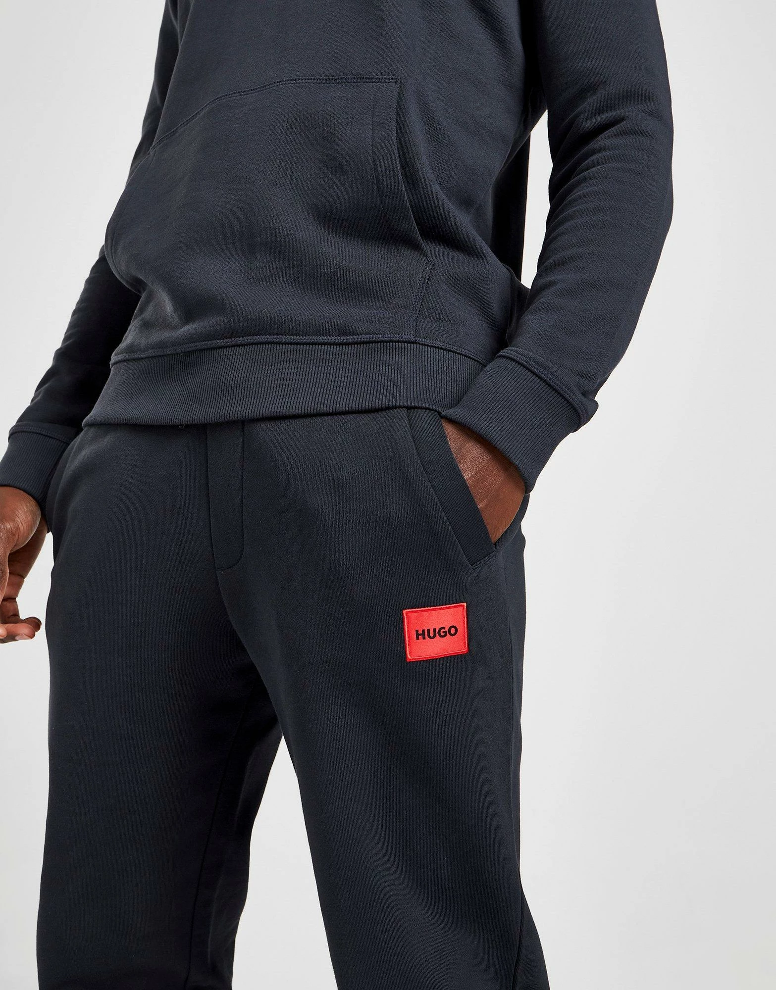 HUGO Doak Square Logo Joggers Blå 6 HUGO Doak Square Logo Joggers Blå - Billede 4