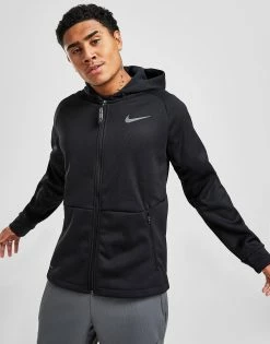 Nike Pro Sphere Full Zip Hoodie Sort -Herretoj Salg jd 475122 b
