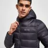 Nicce Skyline Puffer Jacket Sort -Herretoj Salg jd 477007 a