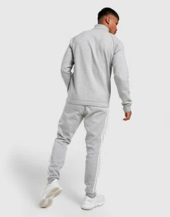 Adidas Badge Of Sport Colour Block Fleece Træningssæt Herre Grå -Herretoj Salg jd 496606 c