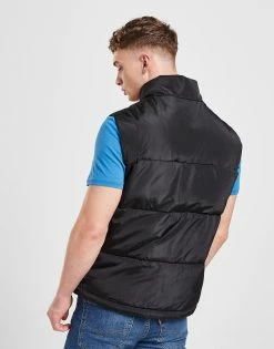 Lyle & Scott Padded Gilet Sort -Herretoj Salg jd 498201 c