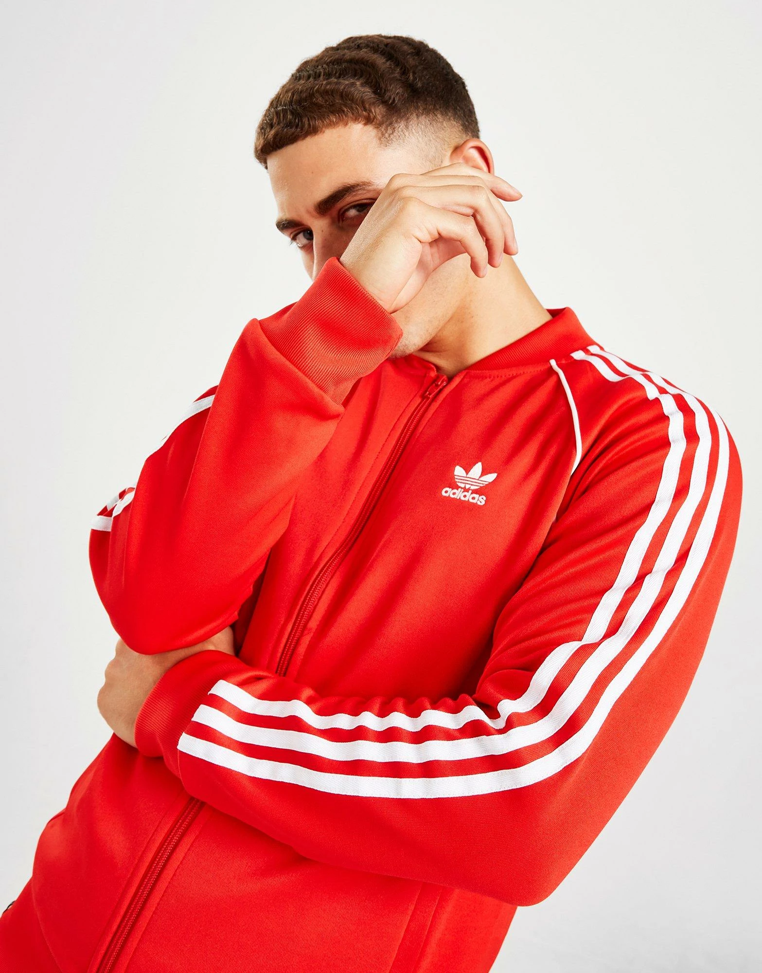 Adidas Originals SST Track Top Rød 6 Adidas Originals SST Track Top Rød - Billede 4