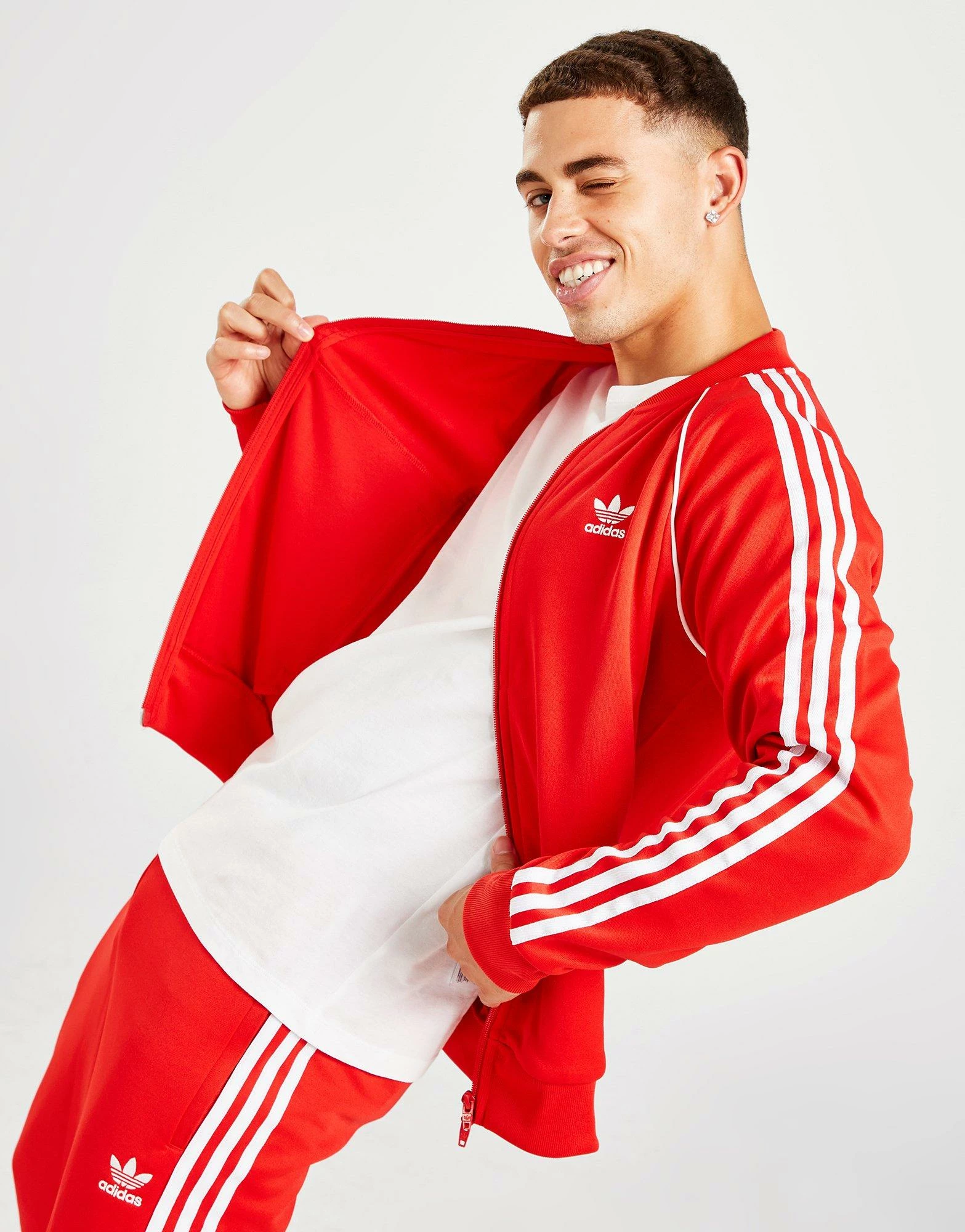 Adidas Originals SST Track Top Rød 8 Adidas Originals SST Track Top Rød - Billede 6