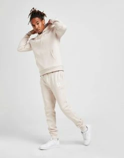 11 Degrees Core Overhead Hoodie Herre Beige -Herretoj Salg jd 500213 d