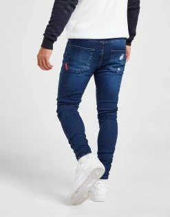 11 Degrees Denim Skinny Jeans Herre Blå -Herretoj Salg jd 500221 d