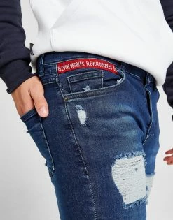 11 Degrees Denim Skinny Jeans Herre Blå -Herretoj Salg jd 500221 e