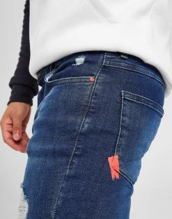 11 Degrees Denim Skinny Jeans Herre Blå -Herretoj Salg jd 500221 f