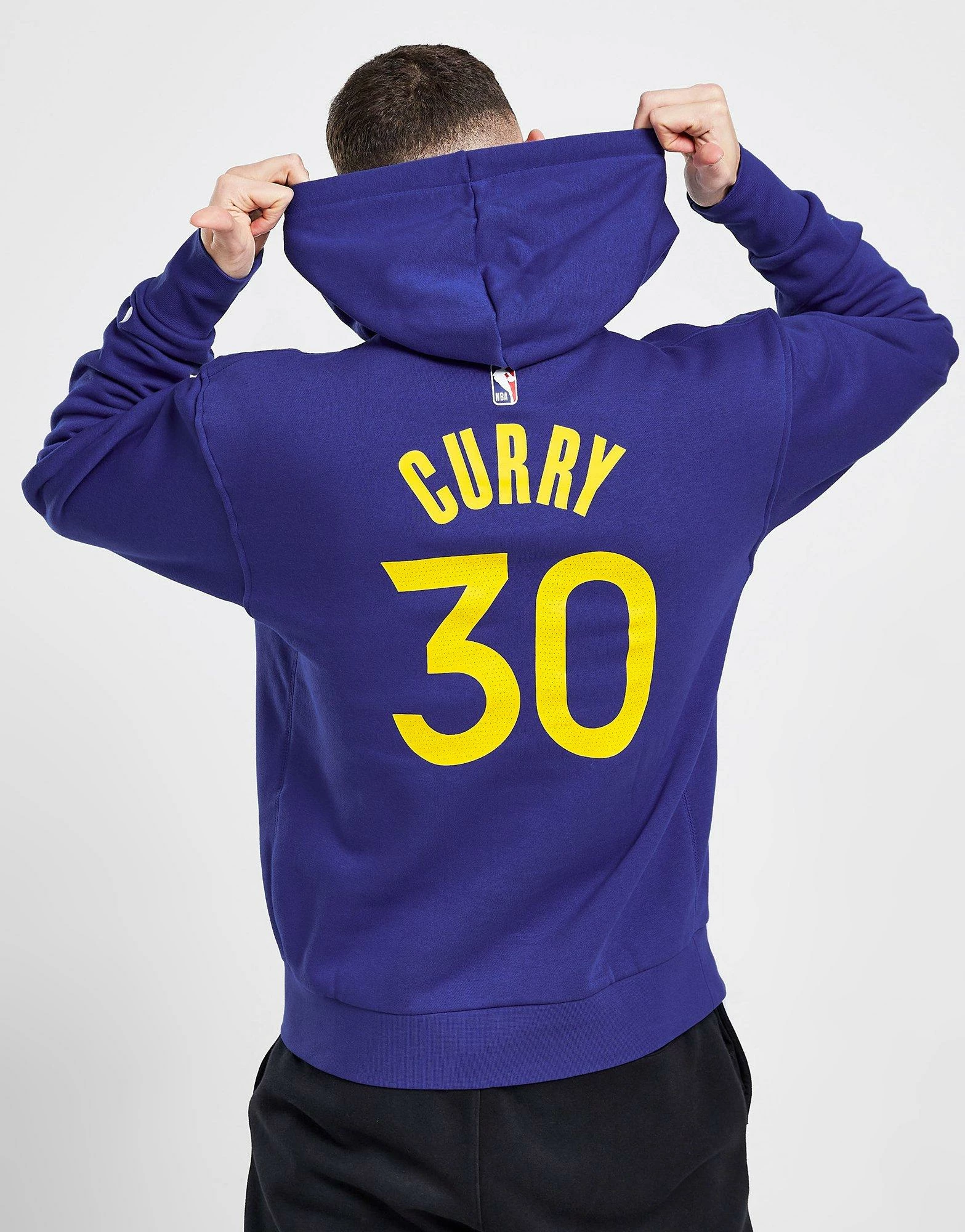 Nike NBA Golden State Warriors Curry #30 Hoodie Blå 6 Nike NBA Golden State Warriors Curry #30 Hoodie Blå - Billede 4