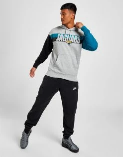 Nike NFL Jacksonville Jaguars Wordmark Hoodie Grå -Herretoj Salg jd 502581 e