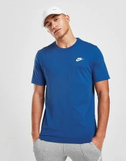 Nike Club T-Shirt Herre Blå -Herretoj Salg jd 505250 b