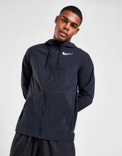 Nike Flex Vent Max Full Zip Hooded Jacket Sort -Herretoj Salg jd 505602 b