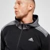 Adidas Tech Full Zip Hoodie Sort -Herretoj Salg jd 509128 a