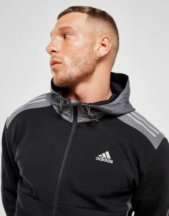 Adidas Tech Full Zip Hoodie Sort