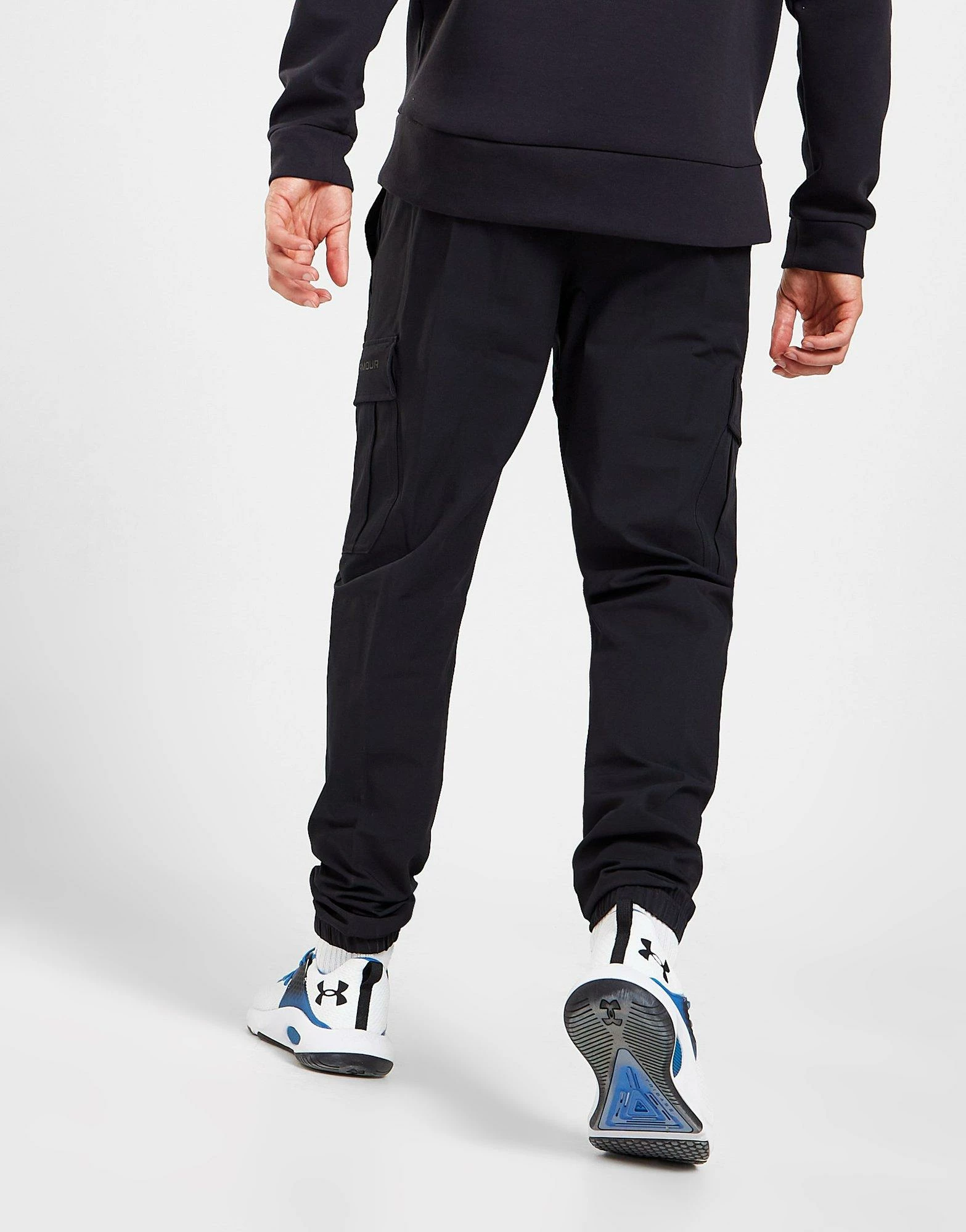 Under Armour Woven Wordmark Cargo Track Pants Sort 5 Under Armour Woven Wordmark Cargo Track Pants Sort - Billede 3