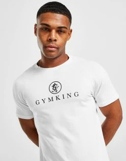 Gym King Pro Logo T-Shirt Herre Hvid