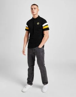 Official Team Wolverhampton Wanderers FC Essential Polo Shirt Sort -Herretoj Salg jd 513275 d