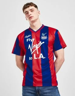 Score Draw Crystal Palace FC 1990 Retro FA Cup Shirt Rød