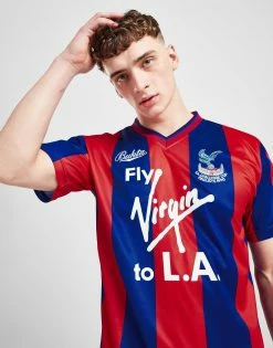 Score Draw Crystal Palace FC 1990 Retro FA Cup Shirt Rød -Herretoj Salg jd 521388 c