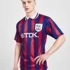 Score Draw Crystal Palace FC 1997 Retro Home Shirt Rød
