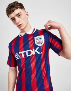 Score Draw Crystal Palace FC 1997 Retro Home Shirt Rød -Herretoj Salg jd 521392 c