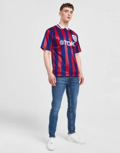 Score Draw Crystal Palace FC 1997 Retro Home Shirt Rød -Herretoj Salg jd 521392 d