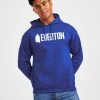 Hummel Everton FC Wordmark Hoodie Blå -Herretoj Salg jd 524971 a