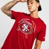 Nike NFL San Fransisco 49ers Logo T-Shirt Rød -Herretoj Salg jd 525073 a