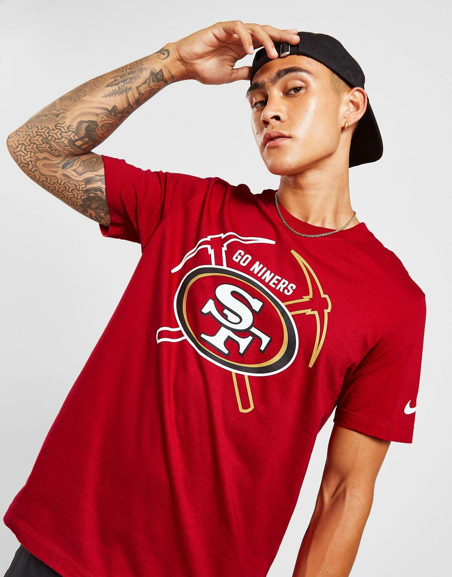 Nike NFL San Fransisco 49ers Logo T-Shirt Rød 3 Nike NFL San Fransisco 49ers Logo T-Shirt Rød