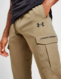 Under Armour Woven Wordmark Cargo Track Pants Brun -Herretoj Salg jd 525709 d