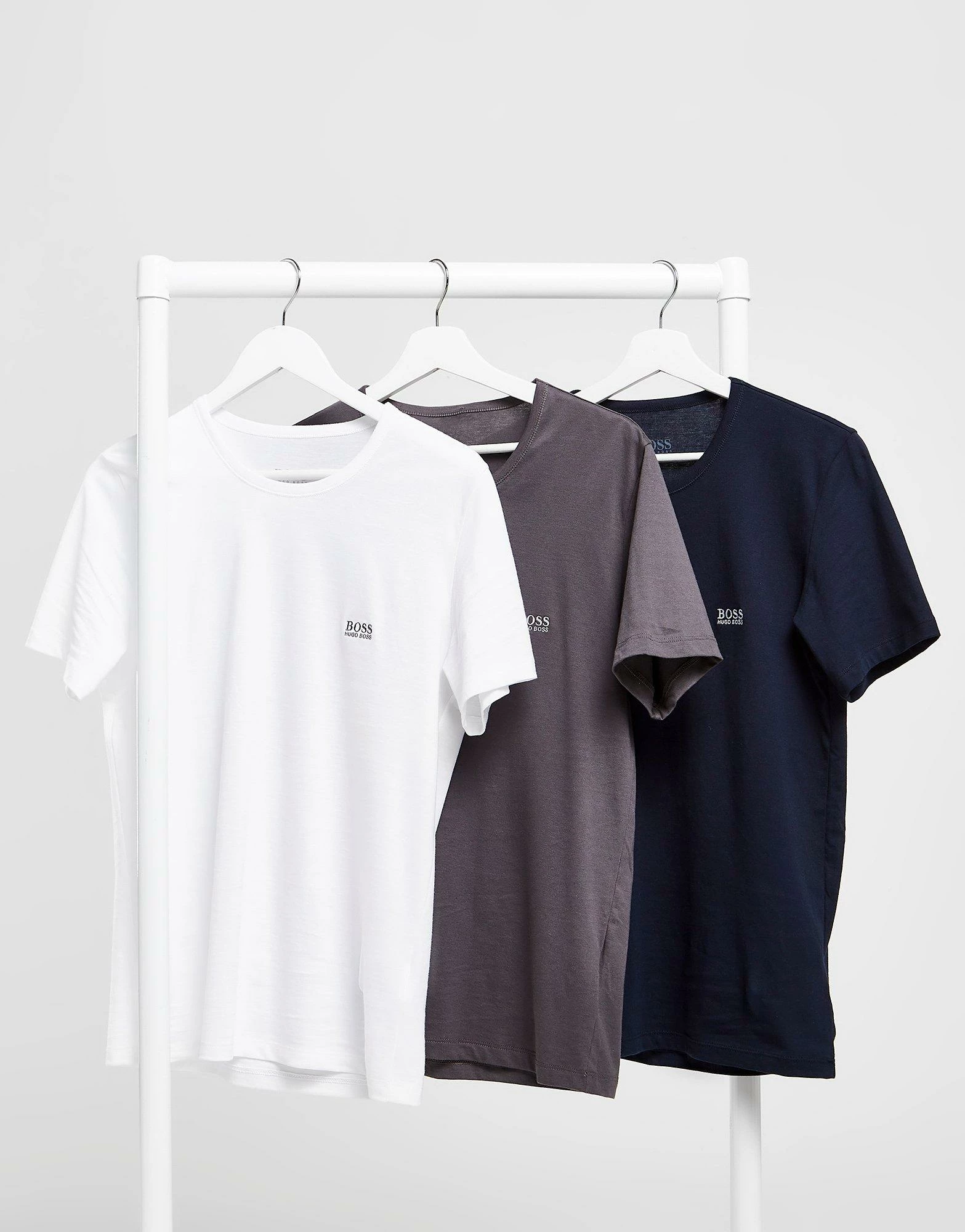 BOSS Loungewear 3-Pak Lounge T-Shirts Herre Grå 3 BOSS Loungewear 3-Pak Lounge T-Shirts Herre Grå