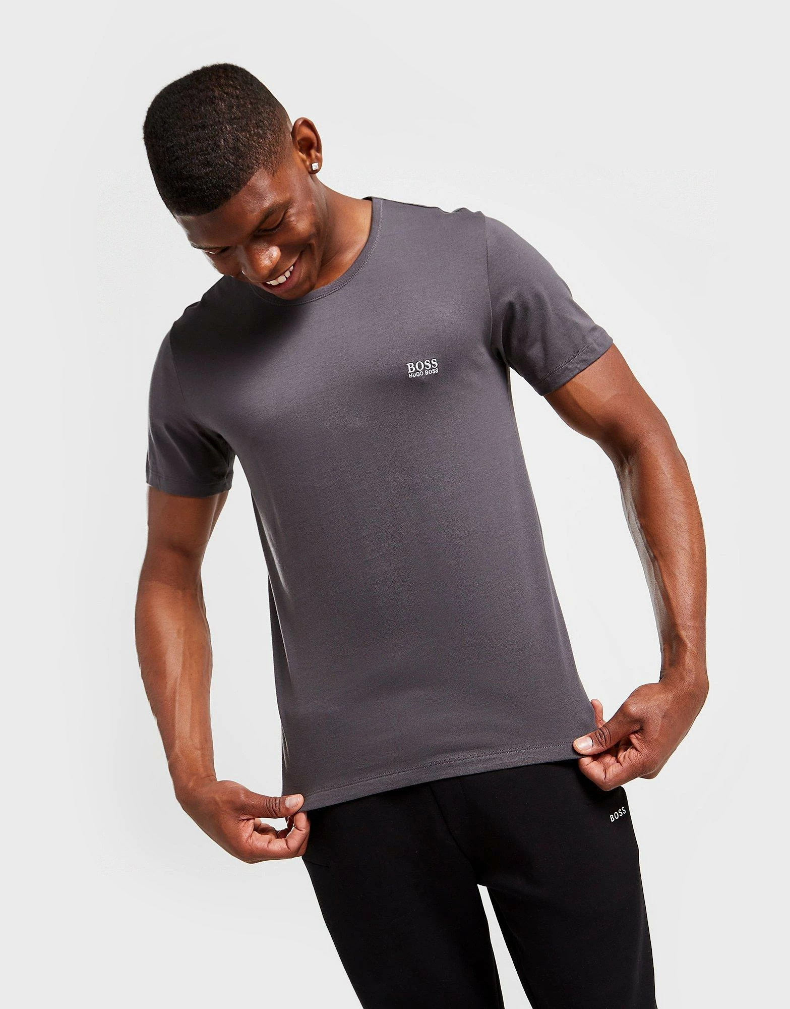 BOSS Loungewear 3-Pak Lounge T-Shirts Herre Grå 8 BOSS Loungewear 3-Pak Lounge T-Shirts Herre Grå - Billede 6